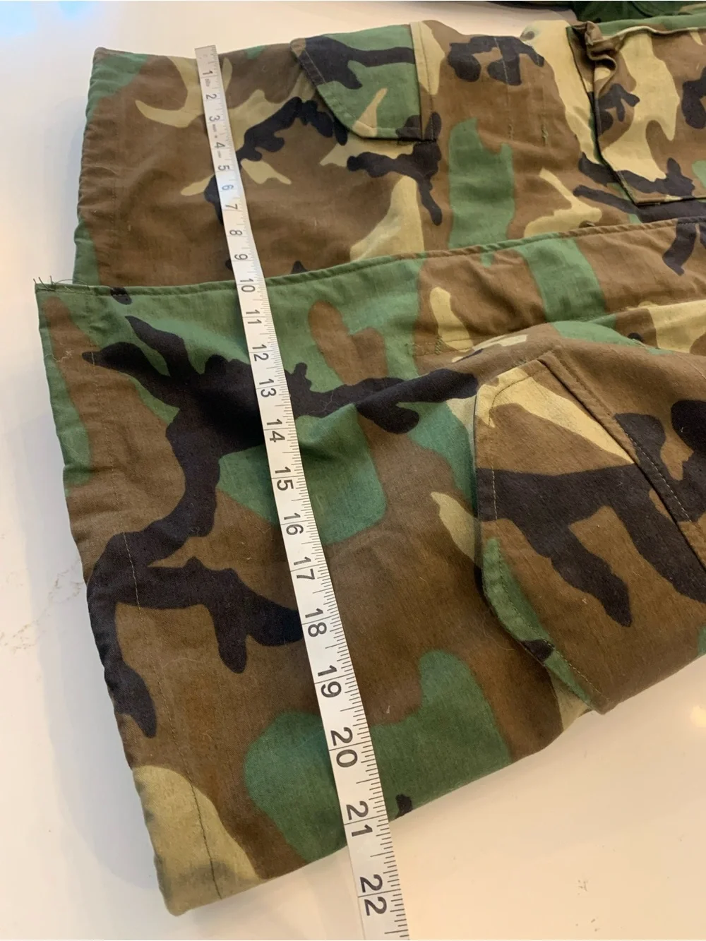 Vintage Field Camouflage Jacket Military Cold Weather Lined Men’s Size XS 1990’s